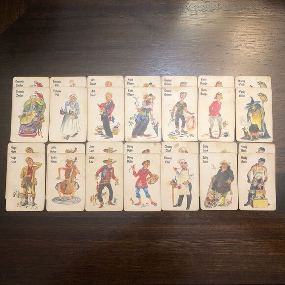 Vintage Whitman Old Maid Miniature Card Game- not complete - Picture 6 of 10